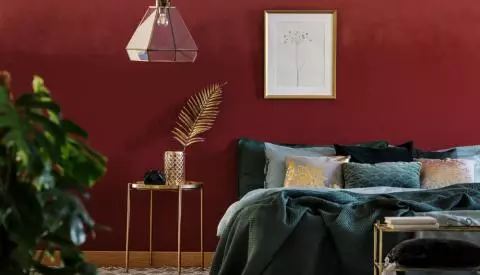 In a guest bedroom, avoid these colors